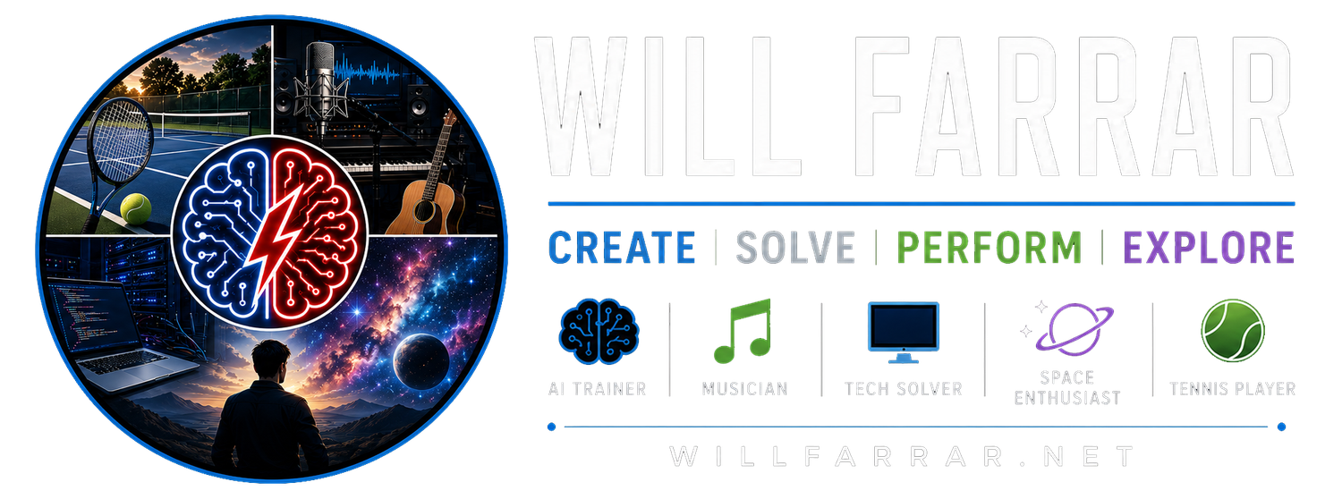 Will Farrar — Create, Solve, Perform, Explore — willfarrar.net